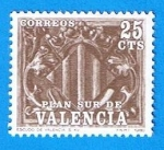 Stamps : Europe : Spain :  10  Escudo de Valencia
