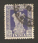 Sellos de Asia - India -  columna de asoka