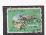 Stamps Colombia -  50 años de AVIANCA