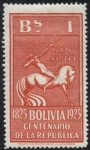 Sellos de America - Bolivia -  Centenario de la fundacion de la Republica