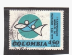 Stamps Colombia -  II campeonato mundial de natación