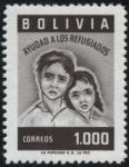 Sellos de America - Bolivia -  Pro año mundial de los refugiados