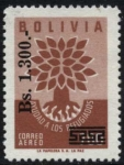 Stamps Bolivia -  Sellos sobrecargados