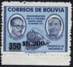 Stamps Bolivia -  Sellos sobrecargados