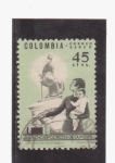 Stamps America - Colombia -  Derechos politicos de la mujer