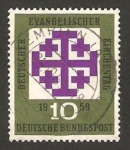 Stamps Germany -  día de la iglesia evangélica alemana