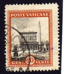 Sellos de Europa - Vaticano -  Plaza