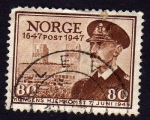 Stamps : Europe : Norway :  Kongens  Hjemkomst