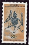 Stamps Germany -  Sitio fosilífero de Messel