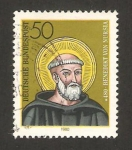 Stamps Germany -  901 - 15 centº del nacimiento de san benoit de nursie 