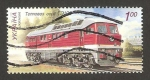 Stamps : Europe : Ukraine :  locomotora diesel TJE109