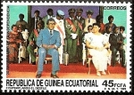 Sellos de Africa - Guinea Ecuatorial -  20 Aniversario de la Independencia - contemplando el desfile