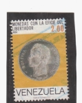 Sellos de America - Venezuela -  serie- Monedas con la efigie del libertador