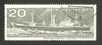 Stamps Germany -  construcción naval de la R.D.A., Rostock carguero