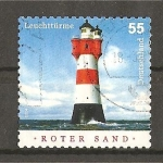 Stamps Germany -  Faros./ Adhesivo.