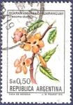 Stamps : America : Argentina :  ARG Guarán amarillo $a0,50