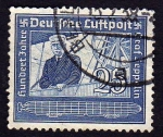 Stamps Germany -  Centenar. del nacimiento de F.Von Zeppelin