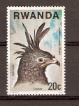 Stamps Rwanda -  ÁGUILA  CON  CRESTA