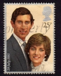 Stamps United Kingdom -  Principes de Inglaterra