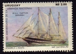 Stamps : America : Uruguay :  Buque escuela Capitan Miranda