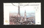 Stamps Germany -  800 anivº de la ciudad de landshut