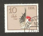 Stamps Germany -  aves de corral de raza, chabo siro