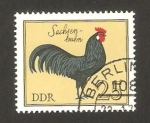 Sellos de Europa - Alemania -  aves de corral de raza, saxe
