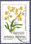 Stamps Argentina -  ARG Flor de patito $a100