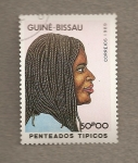 Sellos del Mundo : Africa : Guinea_Bissau : Peinados típicos