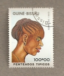 Sellos del Mundo : Africa : Guinea_Bissau : Peinados típicos