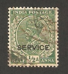 Sellos de Asia - India -  india inglesa - 84 - george V