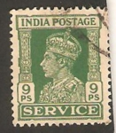 Sellos de Asia - India -  india inglesa  - 108 - george VI