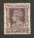 Sellos de Asia - India -  india inglesa  - 111 - george VI