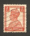 Sellos de Asia - India -  india inglesa - 167 - george VI