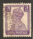 Sellos de Asia - India -  india inglesa - 168 - george VI
