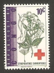 Stamps Republic of the Congo -  flora, strophanthus sarmentosus