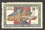 Stamps Republic of the Congo -  la C.E.E. ayuda al Congo, plan de establecimiento