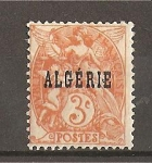 Stamps : Africa : Algeria :  Algeria - Departamentos Franceses./ Papel blanco.