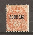 Sellos del Mundo : Africa : Algeria : Algeria - Departamentos Franceses./ Papel blanco.