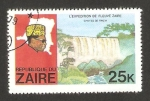 Stamps Democratic Republic of the Congo -  cataratas de inzia