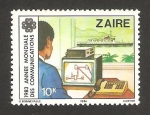 Stamps : Africa : Democratic_Republic_of_the_Congo :  año mundial de las comunicaciones