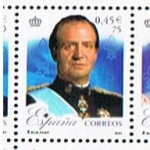 Sellos de Europa - Espa�a -  Edifil  SH 3856 E  25º anive. del Reinado de S.M. Don Juan Carlos I   