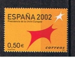 Stamps Spain -  Edifil  3866   España 2002. Presidencia de la Unión Europea.  