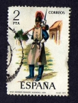 Stamps Spain -  Uniformes militares VII