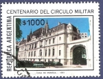 Stamps : America : Argentina :  ARG Centenario del Círculo Militar $1000 (1)