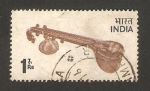 Stamps Asia - India -  instrumento musical, vina