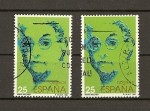Stamps Spain -  variante de impresion