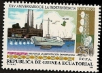 Stamps Equatorial Guinea -  25 Aniversario de la Independencia - Exportación - Importación