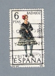 Stamps : Europe : Spain :  Trajes Típicos. Badajoz (repetido)