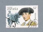 Stamps Spain -  Manolete (repetido)